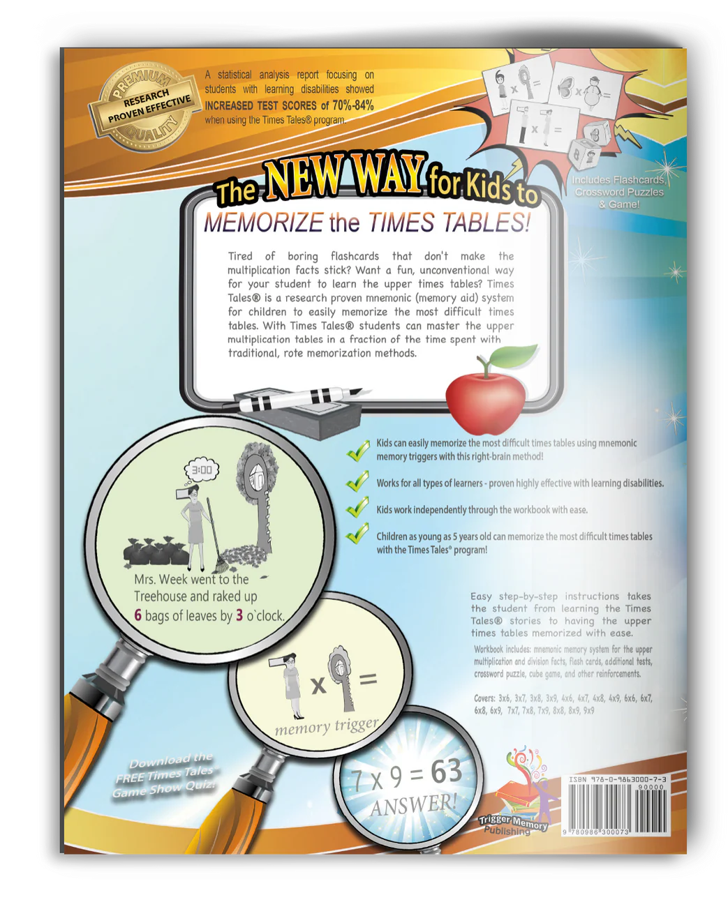 Times Tables Memorization Workbook - Memorize the UPPER Times Tables Fast!