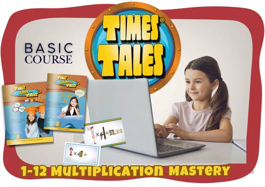Times Tales® Multiplication Mastery Online Course +(2 Phy. Wkbks.)