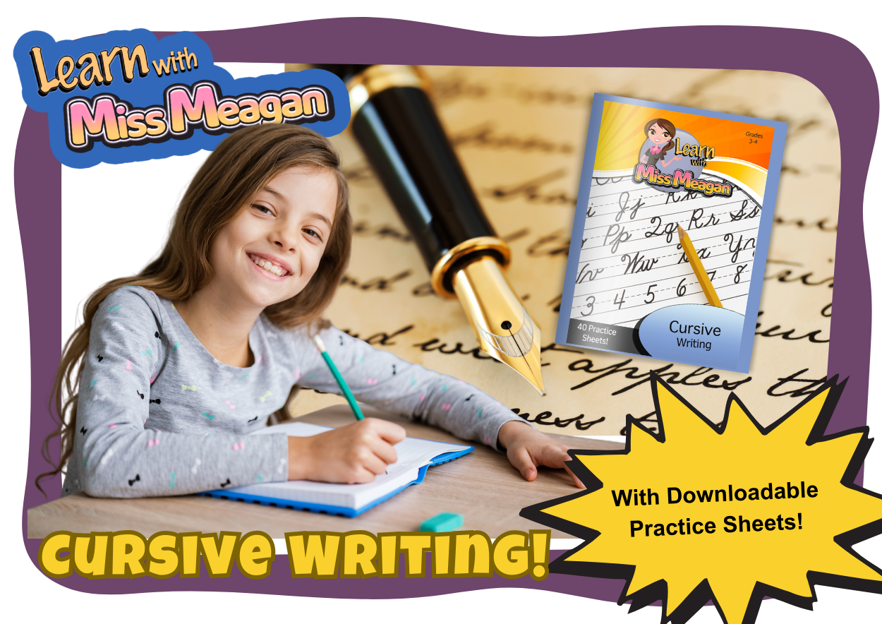 Cursive Handwriting - Online Course (Grs. 3-4)