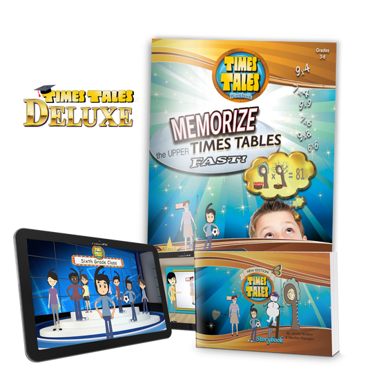 Times Tales® Deluxe BUNDLE - Memorization of the UPPER Times Tables