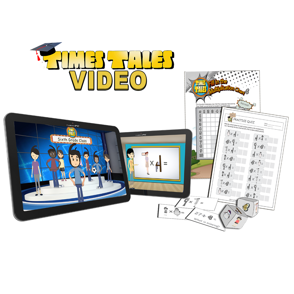 Times Tales® Deluxe BUNDLE - Memorization of the UPPER Times Tables